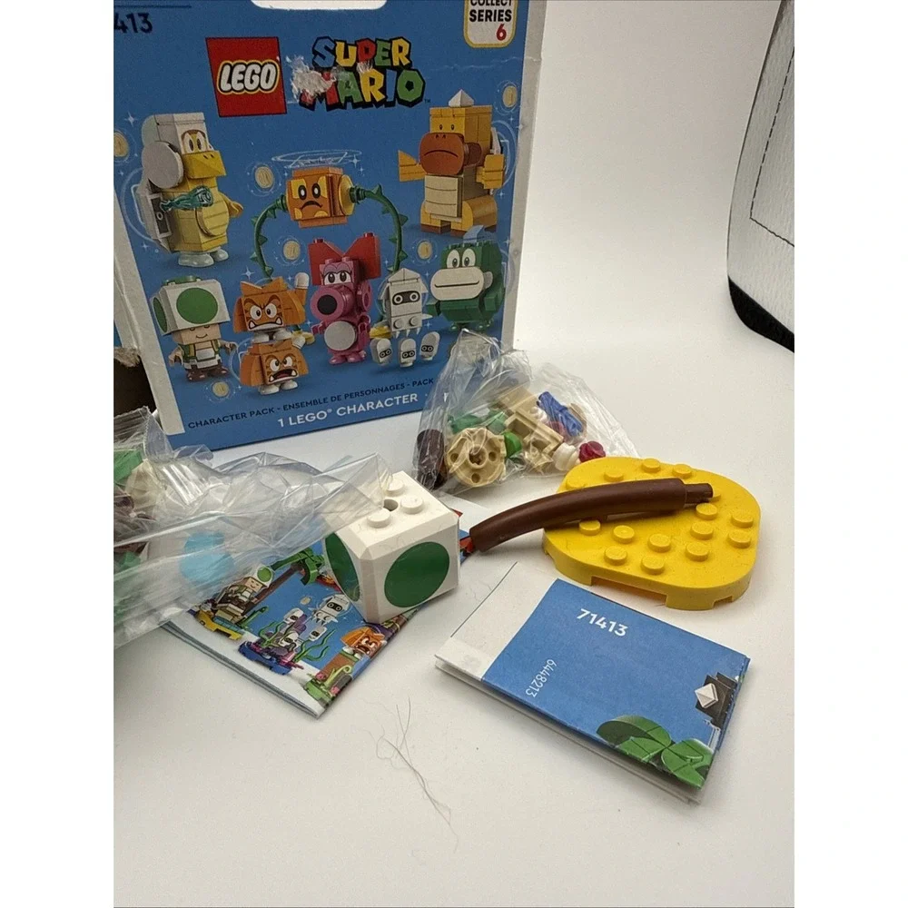 LEGO Super Mario Series 6 Green Toad Minifigure 71413 Open Box Sealed Bags